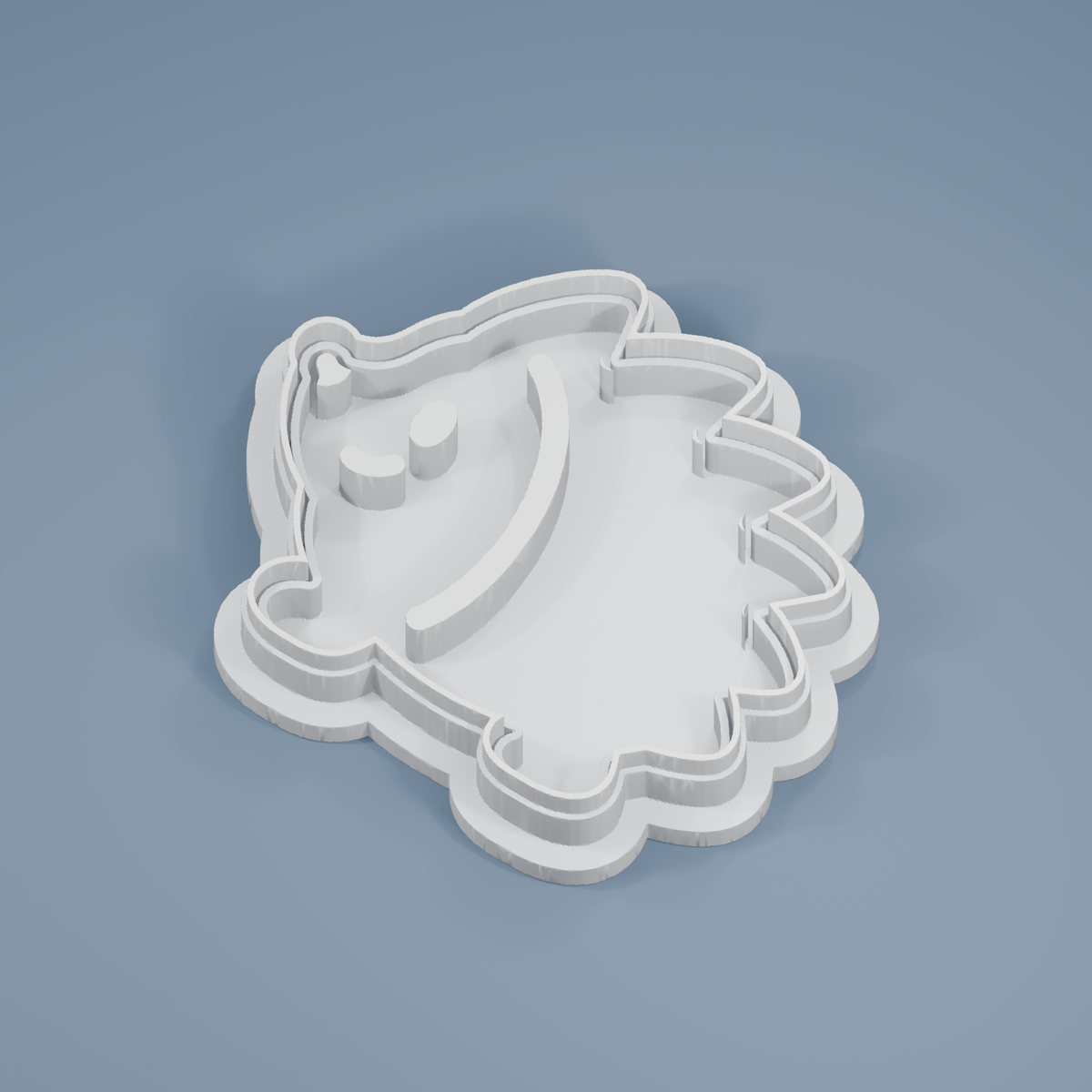 Autumn Hedgehog cookie cutter and imprint stamp