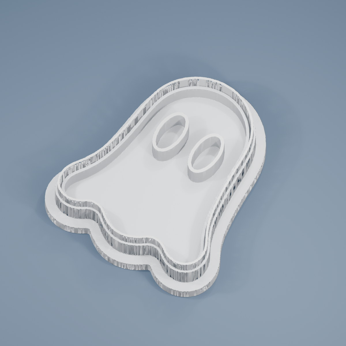 Friendly Ghost cookie cutter and imprint stamp
