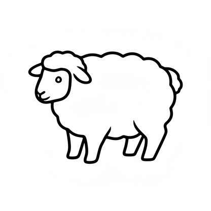 Ausstechform-Set – Schaf (STL, 2‑teilig) – Produktbild