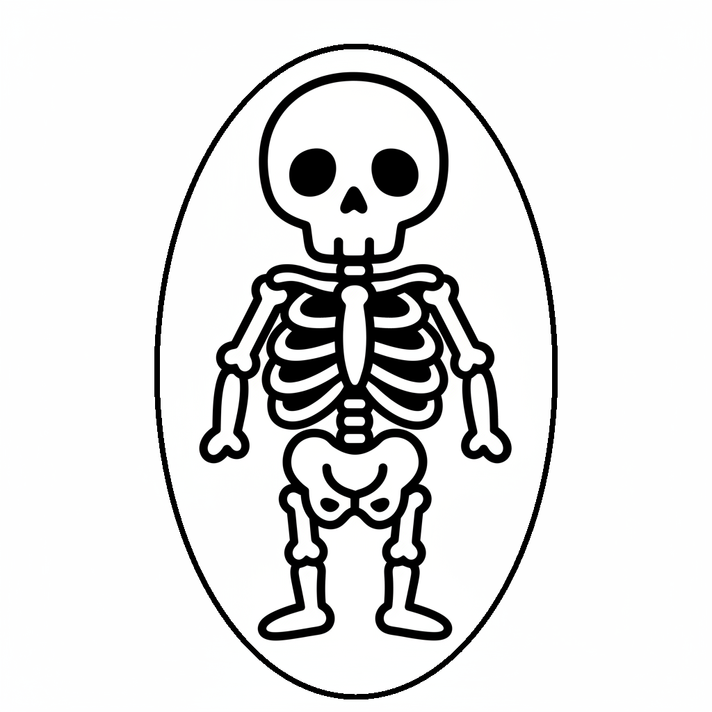 Ausstechform-Set – Skelett (STL, 2‑teilig) – Produktbild