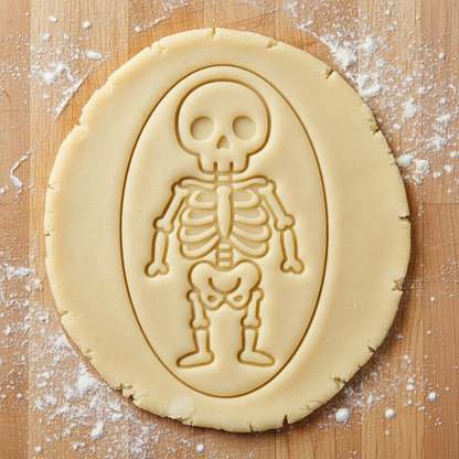 Ausstechform-Set – Skelett (STL, 2‑teilig) – Rohling