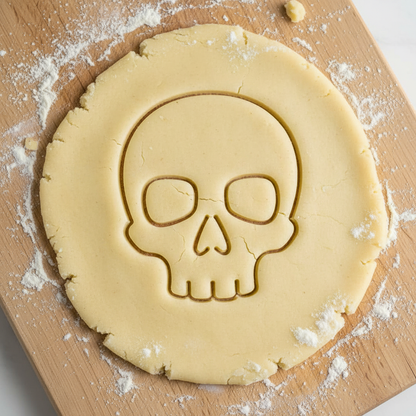 Ausstechform-Set – Totenkopf (STL, 2‑teilig) – Rohling