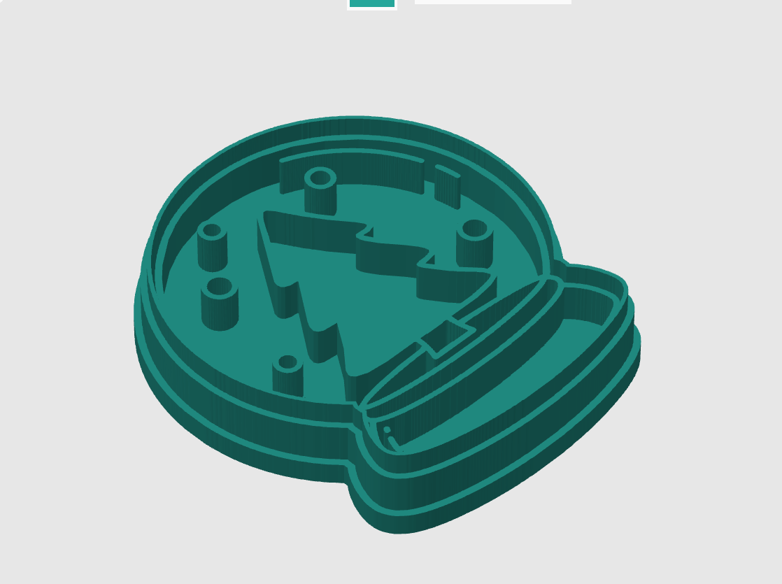 Ausstechform-Set – Schneekugel (STL, 2‑teilig) – Cutter/Imprint Vorschau
