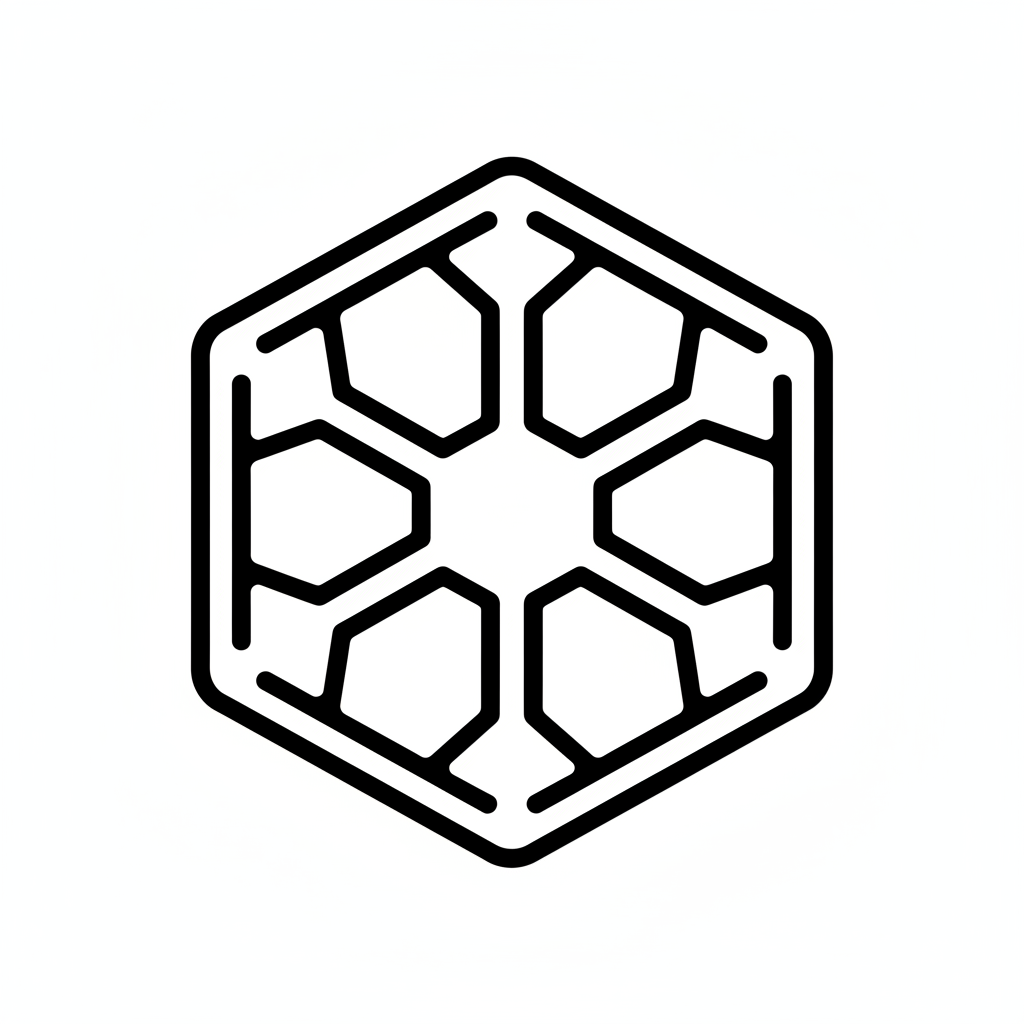 Ausstechform-Set – Schneeflocke (STL, 2‑teilig) – Produktbild