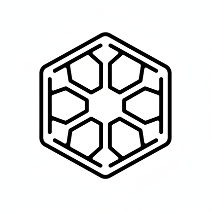 Ausstechform-Set – Schneeflocke (STL, 2‑teilig) – Produktbild