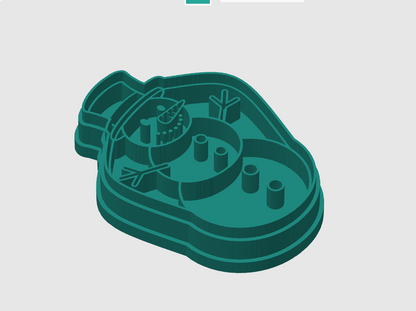Ausstechform-Set – Schneemann (STL, 2‑teilig) – Cutter/Imprint Vorschau
