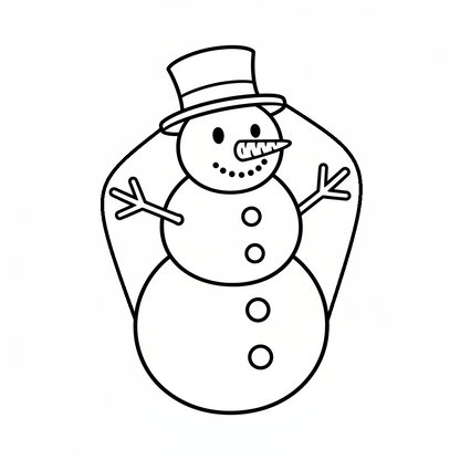 Ausstechform-Set – Schneemann (STL, 2‑teilig) – Produktbild