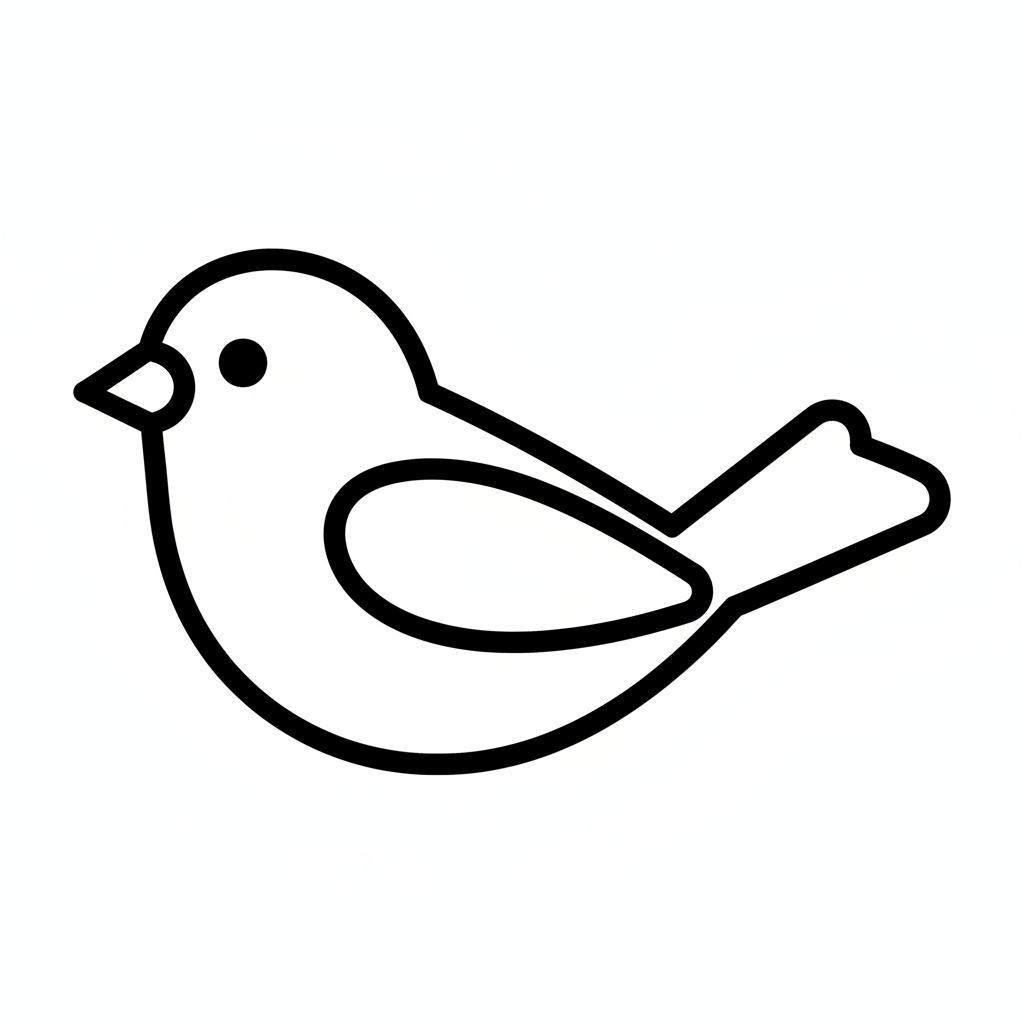 Ausstechform-Set – Spatz (STL, 2‑teilig) – Produktbild