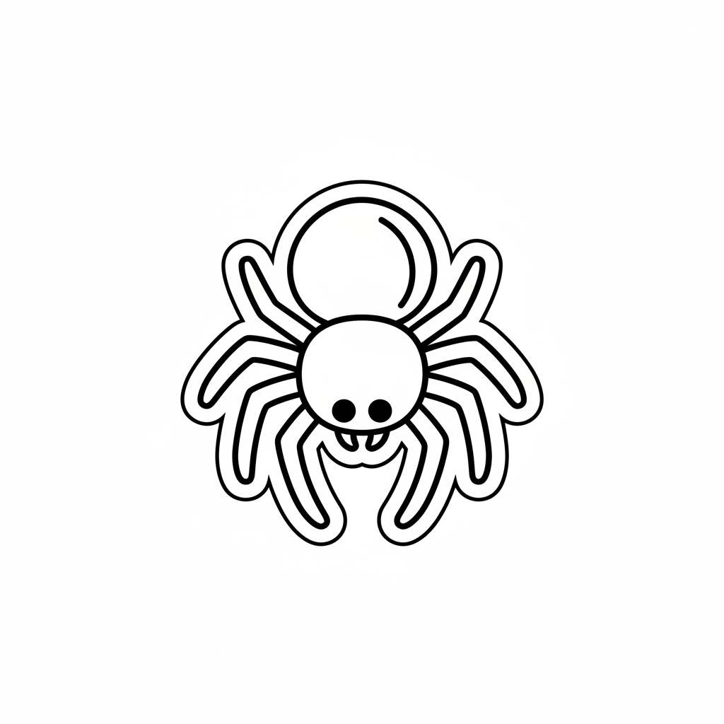 Ausstechform-Set – Spinne (STL, 2‑teilig) – Produktbild