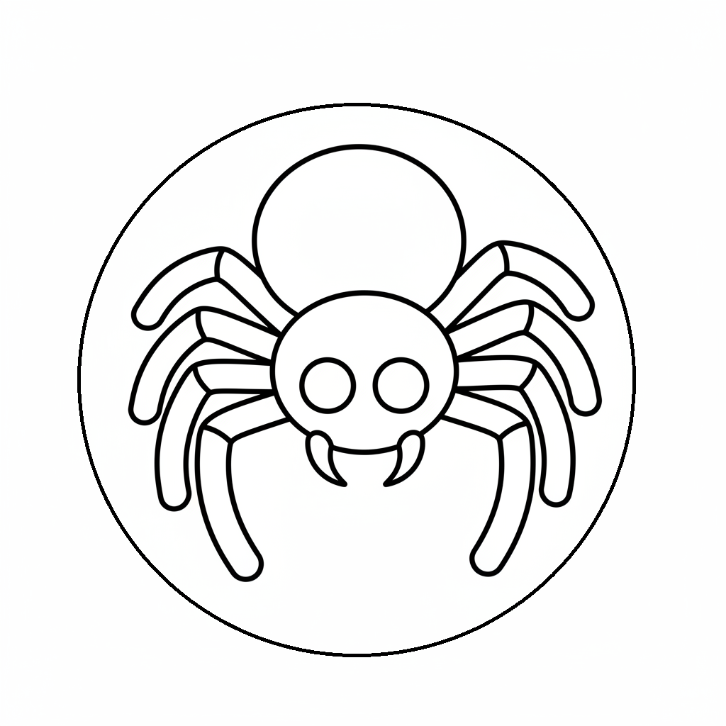 Ausstechform-Set – Spinne (Variante 1) (STL, 2‑teilig) – Produktbild