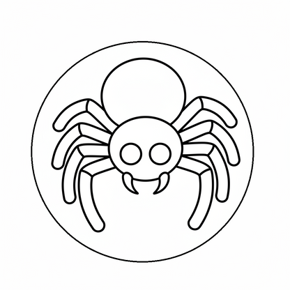 Ausstechform-Set – Spinne (Variante 1) (STL, 2‑teilig) – Produktbild