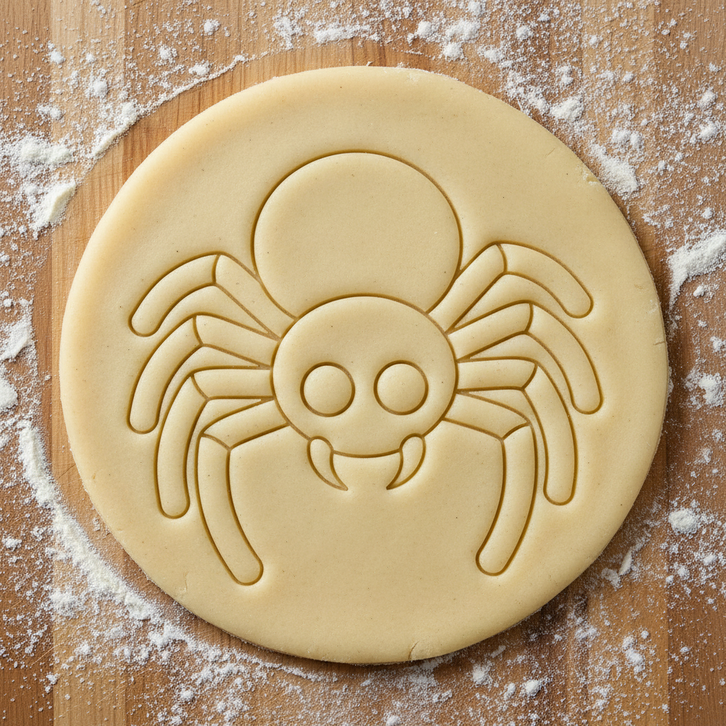 Ausstechform-Set – Spinne (Variante 1) (STL, 2‑teilig)