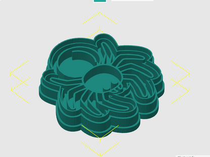 Ausstechform-Set – Spinne (STL, 2‑teilig) – Cutter/Imprint Vorschau