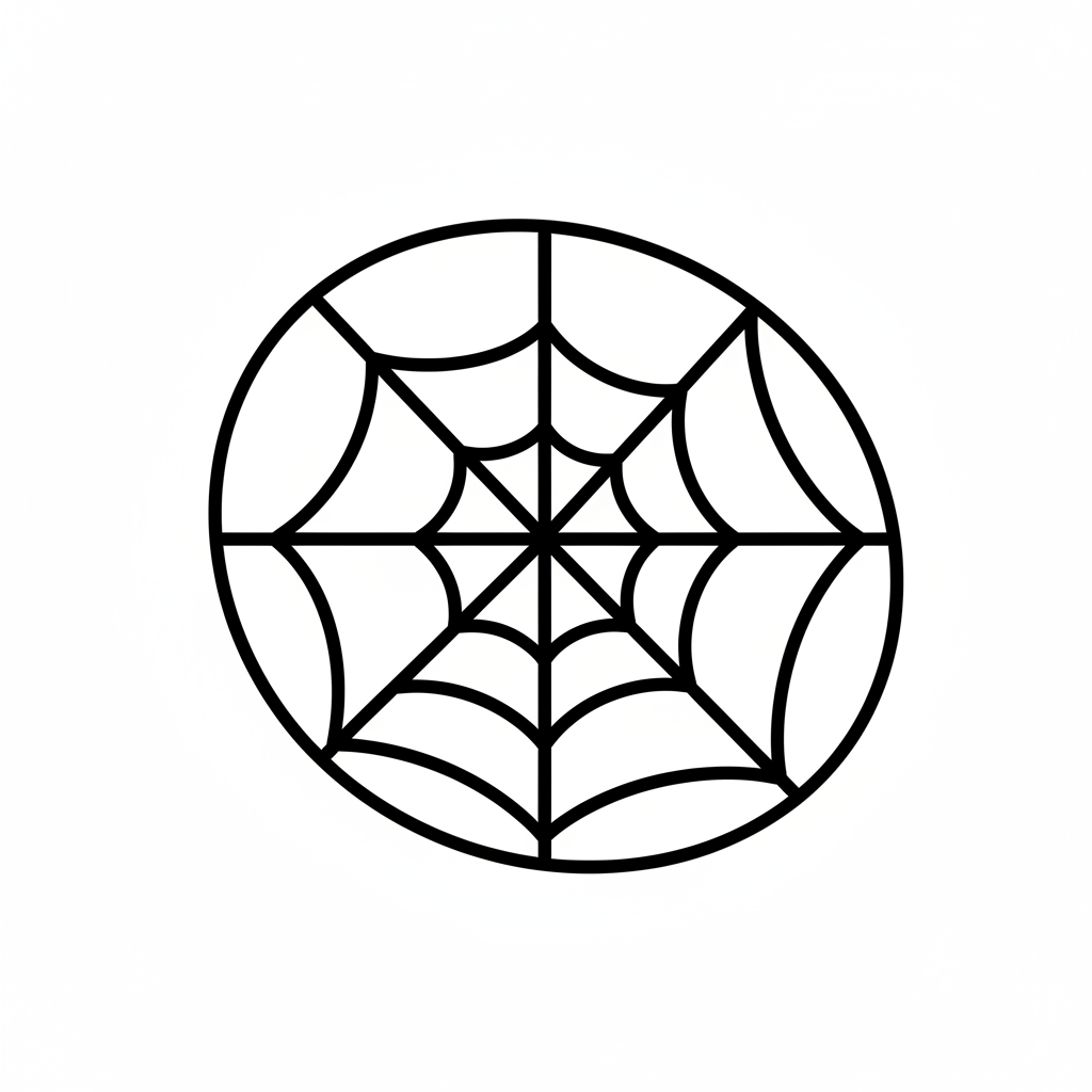 Ausstechform-Set – Spinnennetz (STL, 2‑teilig) – Produktbild