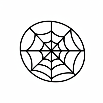 Ausstechform-Set – Spinnennetz (STL, 2‑teilig) – Produktbild