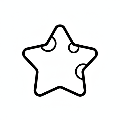 Ausstechform Stern – STL Cookie Cutter Set (2‑teilig)