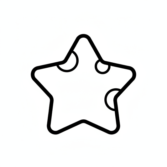Ausstechform Stern – STL Cookie Cutter Set (2‑teilig)
