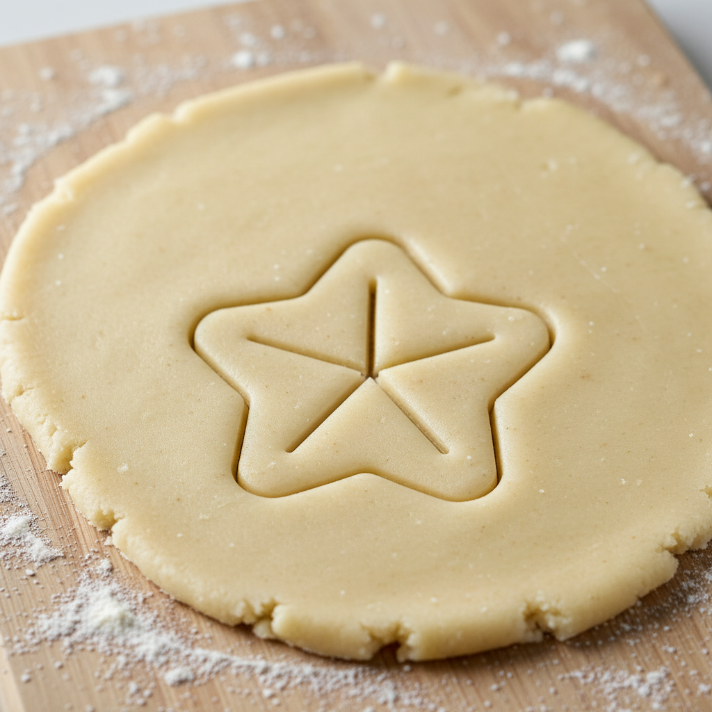 Ausstechform-Set – Sternanhänger (STL, 2‑teilig) – Rohling