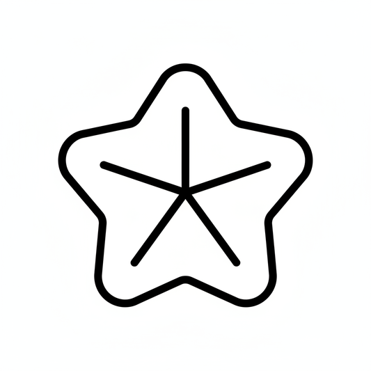 Ausstechform-Set – Sternanhänger (STL, 2‑teilig) – Produktbild