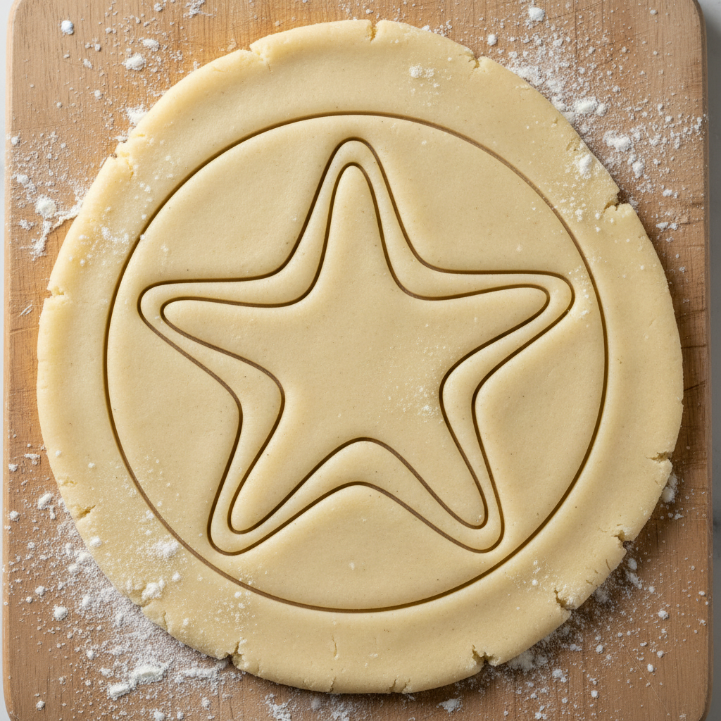 Ausstechform-Set – Seestern (STL, 2‑teilig) – Rohling