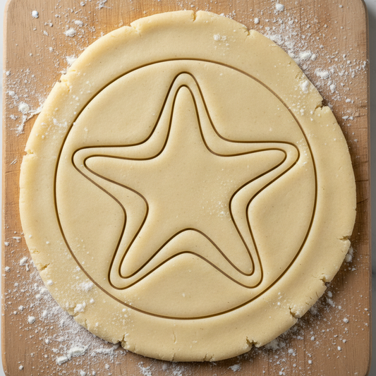 Ausstechform-Set – Seestern (STL, 2‑teilig) – Rohling