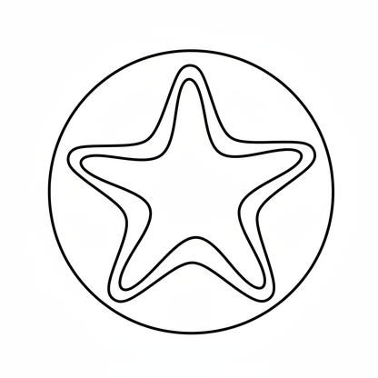 Ausstechform-Set – Seestern (STL, 2‑teilig) – Produktbild