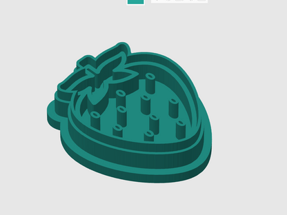 Ausstechform-Set – Himbeere (STL, 2-teilig)