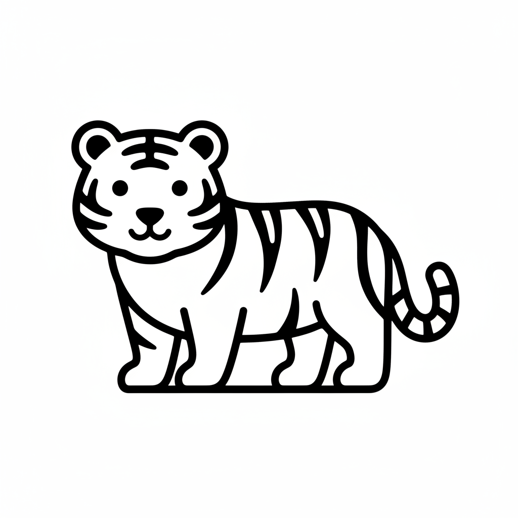 Ausstechform-Set – Tiger (STL, 2‑teilig) – Produktbild