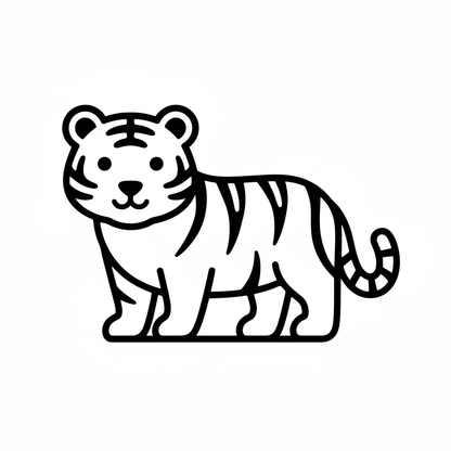 Ausstechform-Set – Tiger (STL, 2‑teilig) – Produktbild