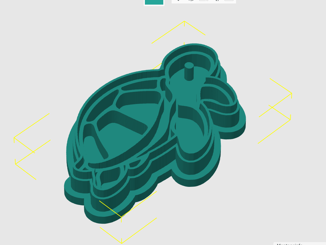 Ausstechform-Set – Schildkroete (STL, 2-teilig)