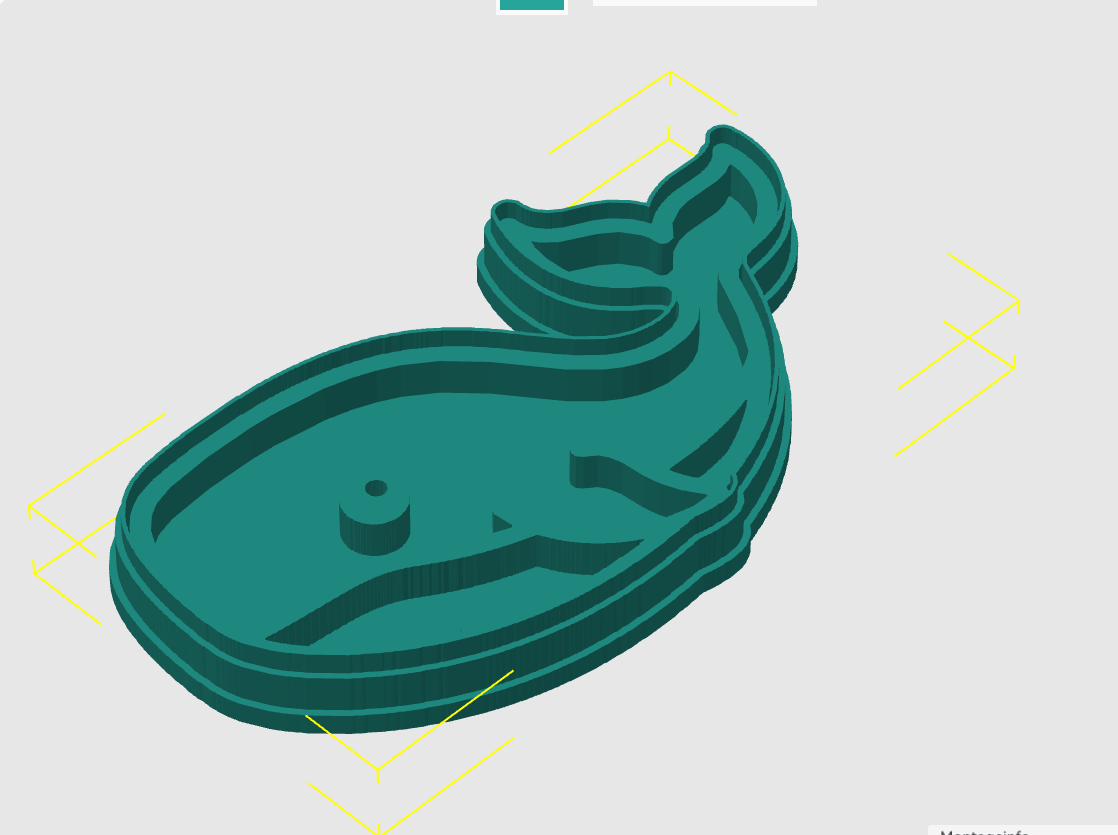 Ausstechform-Set – Wal (STL, 2‑teilig) – Cutter/Imprint Vorschau