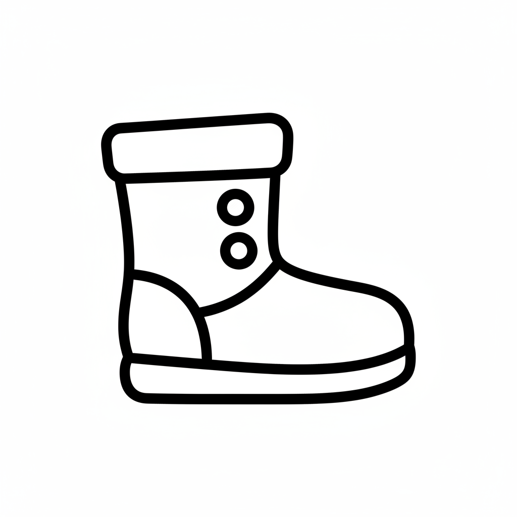 Ausstechform-Set – Winterstiefel (STL, 2‑teilig) – Produktbild