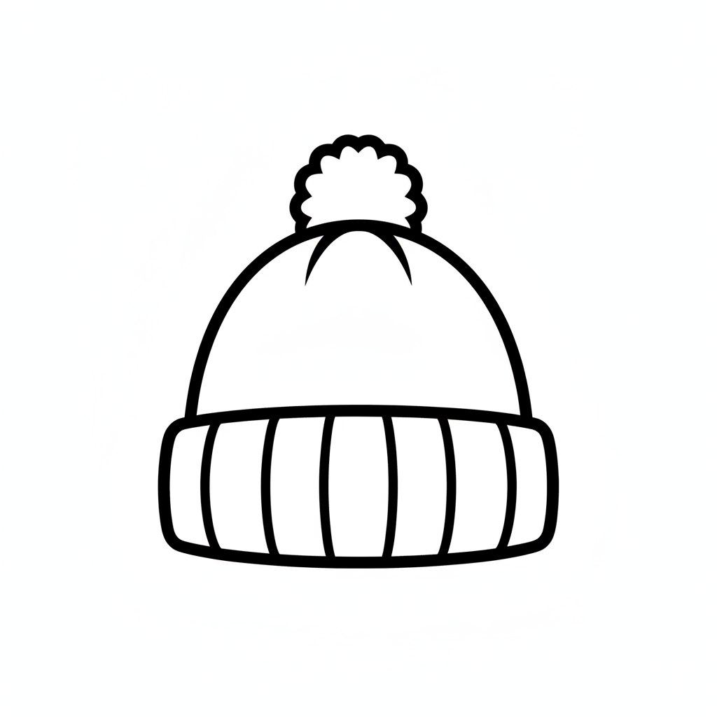 Ausstechform-Set – Wintermütze (STL, 2‑teilig) – Produktbild