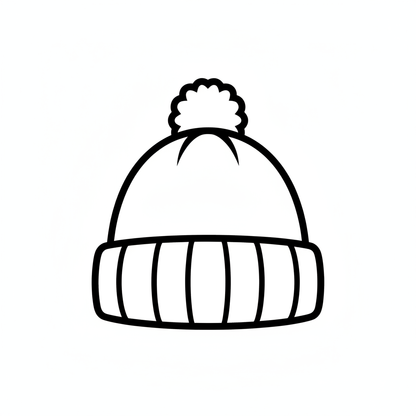 Ausstechform-Set – Wintermütze (STL, 2‑teilig) – Produktbild