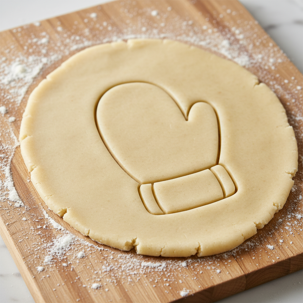 Ausstechform-Set – Winterhandschuh (STL, 2‑teilig) – Rohling