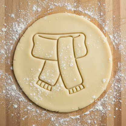 Ausstechform-Set – Winterschal (STL, 2‑teilig) – Rohling