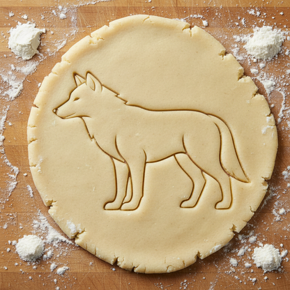 Ausstechform-Set – Wolf (STL, 2‑teilig) – Rohling