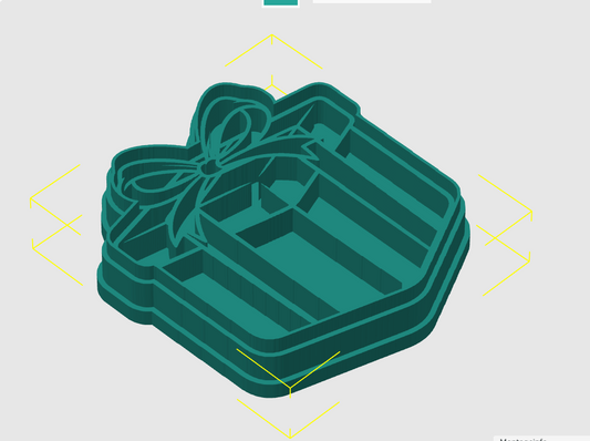 Ausstechform-Set – Geschenkbox (STL, 2‑teilig) – Cutter/Imprint Vorschau